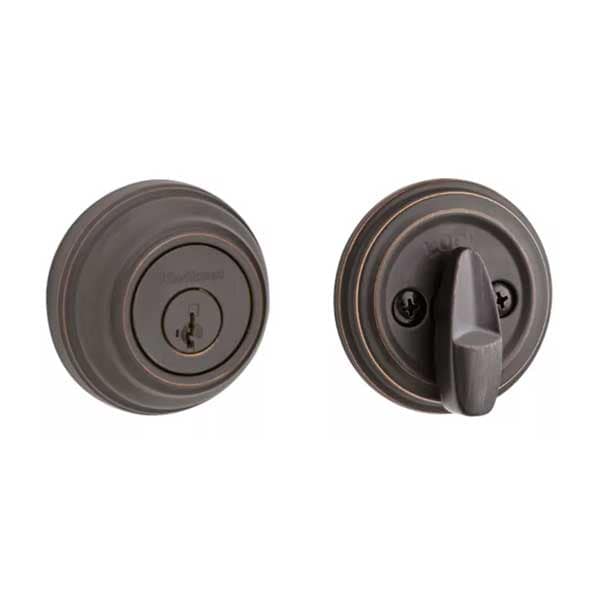 Kwikset: 980 Single Cylinder Deadbolt with Smartkey Technology / Venetian Bronze